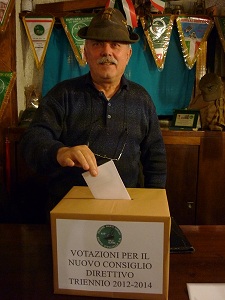 ... la votazione del capogruppo ...
